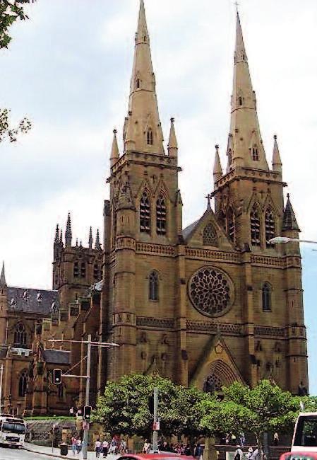 This Figure 5 St Mary s Cathedral in Sydney. (Wikimedia Commons) Figure 7 Reverse of a bronze medal showing the Church of St Isaac. 64 mms diameter.