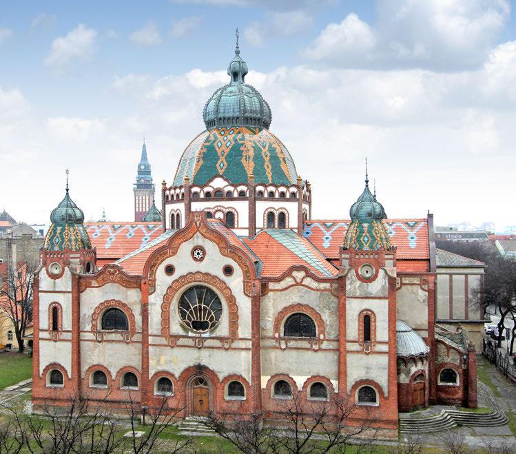 one of the most important works of art nouveau sacred architecture in the world Subotica Synagogue Subotica, Serbia Designed in the late 1890s and built in 1902, Subotica Synagogue is one of the most