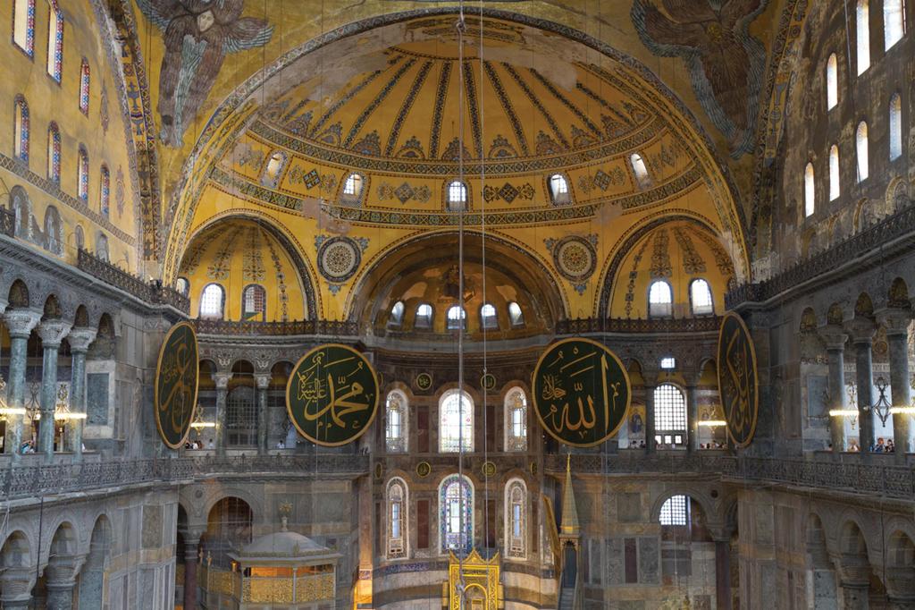 Figure 10.3 A view of the interior of the Hagia Sophia, or St.