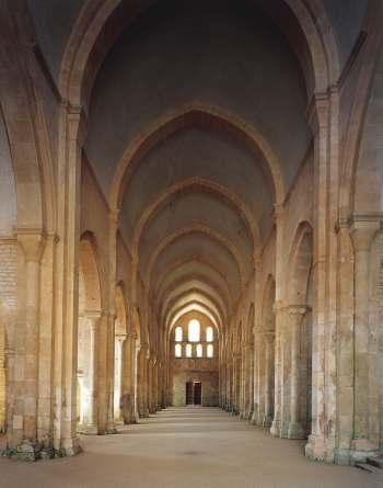 Fontenay abbey church;