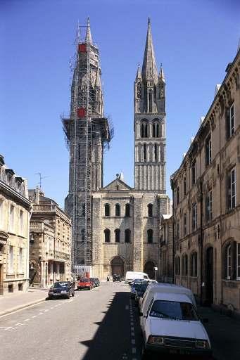 West facade Saint-Etienne,Caen, France,