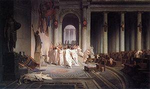 The Death of Caesar, by Jean-Léon Gérôme (1867).