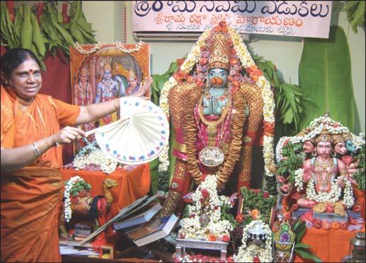 Ramar alangaaram was done for the idol of Shirdi Sai Baba in Sri Shirdi Sai Meditation Mandir (6, Sarojini Street, T.