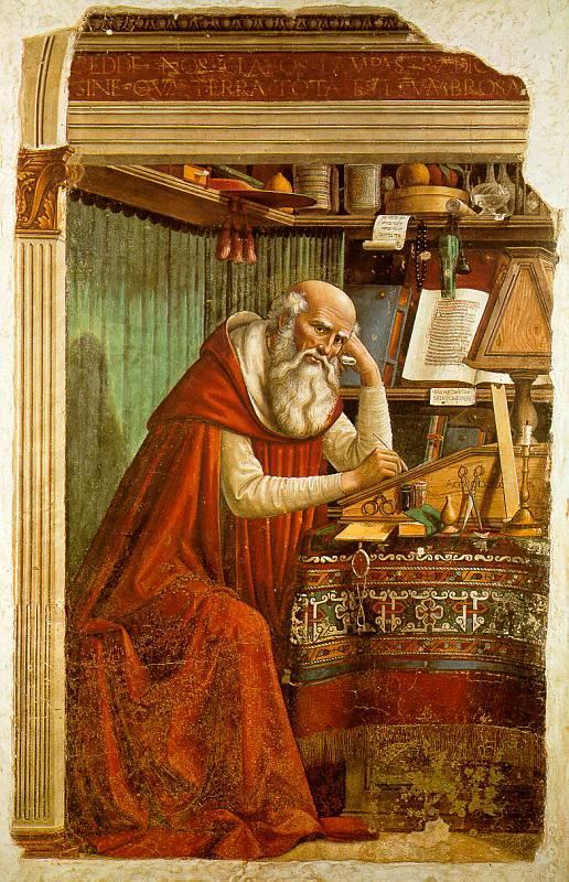 Saint Jerome in His Study, by Domenico Ghirlandaio The Pope of Rome was bishop of the greatest city in the world. The Vandals had ruined Carthage; Constantinople and Alexandria were far away.