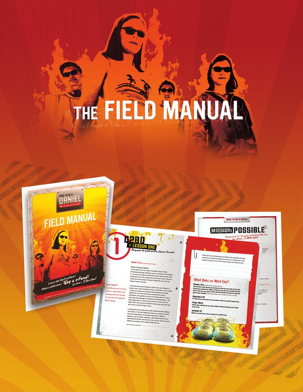 The student Field Manual is an incredible resource loaded with bonus information that will arm your youth to powerfully present the Gospel with passion and conviction and challenge them in practical