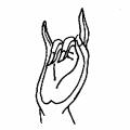 Vitarka Mudra Intellectual argument, discussion. The circle formed by the thumb and index finger is the sign of the Wheel of Law. Tarjani Mudra Threat, warning.