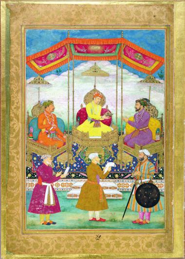 Chapter 10, Section 4 Page 327 applied Persian art styles to Indian subjects. Indian music and dance reappeared at the courts of the sultan.