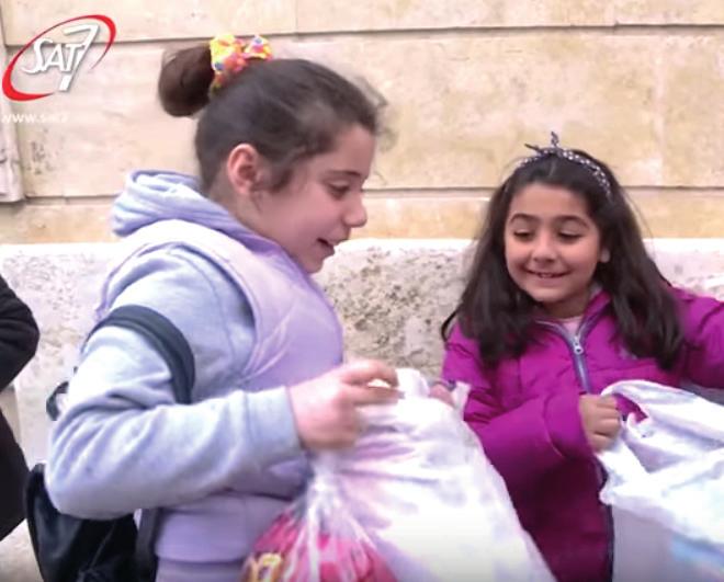 SYRIAN CHILDREN GIVE THANKS FOR ANSWERED PRAYER SPEAKING UP ABOUT LIFE AND FAITH Learning to trust in God s provision helps children in war-ravaged Syria to grow strong in their faith despite the