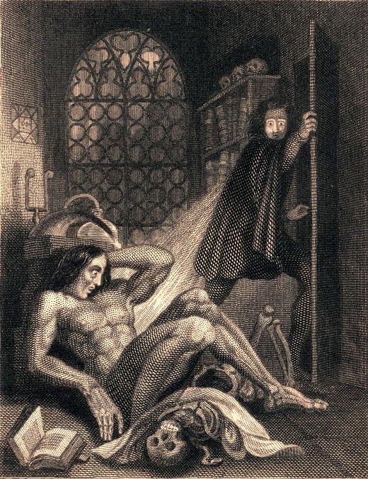 Climate and the writing of Frankenstein (continued) Illustration from the 1831 edition.
