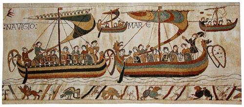 The Battle of Hastings and the Norman Invasion 6. Construction of the Norman invasion fleet of ships had been completed in July and all was ready for the Channel crossing.