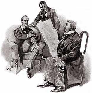 Holmes asks Watson to stay and lend his assistance, claiming that he has never heard a case as bizarre as Jabez Wilson s.