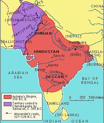 Asoka s Death 232 BC: Last strong ruler of the Mauryan dynasty.