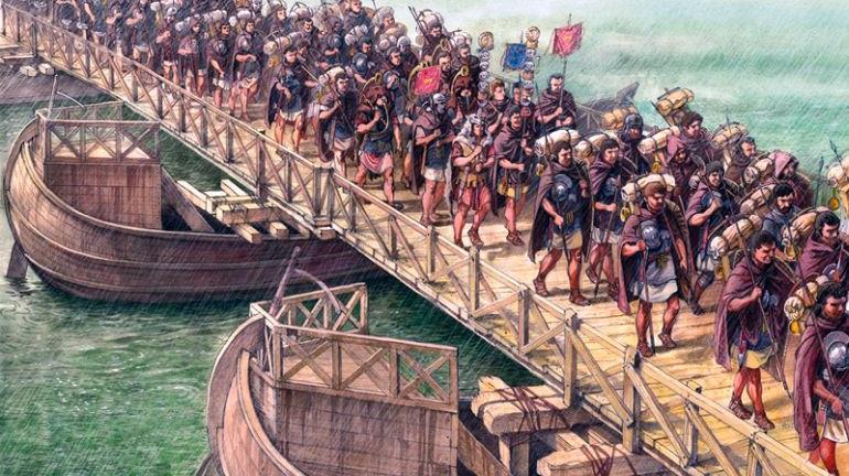 Military Organization The Romans started with allowing the poorest classes to start a career in the military, as before it was only the highest 5 classes The Roman army consisted of 25 legions each
