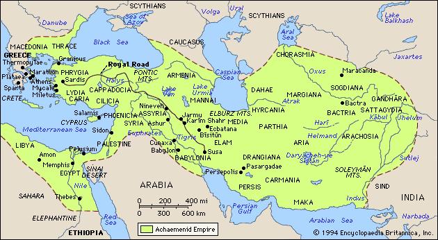 chaemenid Empire in the 6th and 5th centuries BC The coming of the Iranians A "Though isolated groups of speakers of Indo-European languages had appeared and disappeared in western Iran in the 2nd