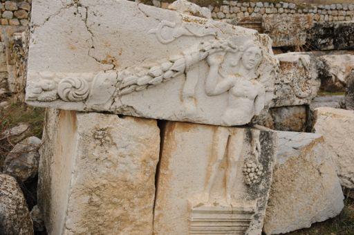 Among#the#findings#near#the#city#gate#is#this#bas#relief#of#Demeter,#the#Greek#goddess#of# the#harvest.
