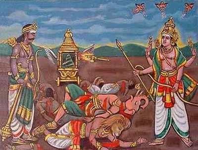 Abishekam starts Vasanthamandapa Puja and Circumambulation of Lord Murugan inner and outer sanctum.