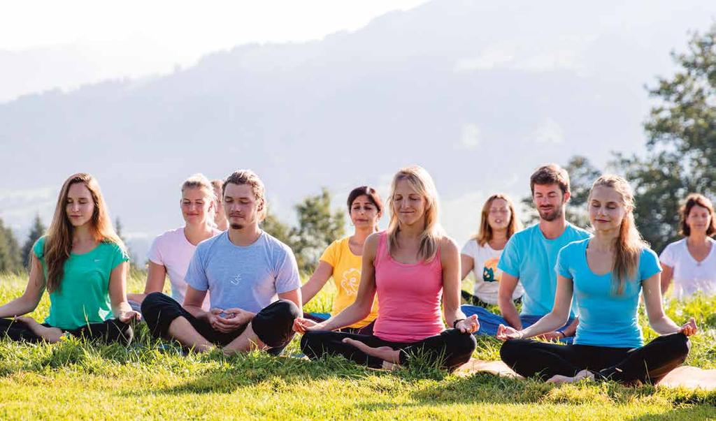 14 About Sivananda Yoga 15 MEDITATION THE KEY TO PEACE OF MIND It is scientifically proven that people who meditate on a regular basis have improved self-awareness and selfregulation; are able to