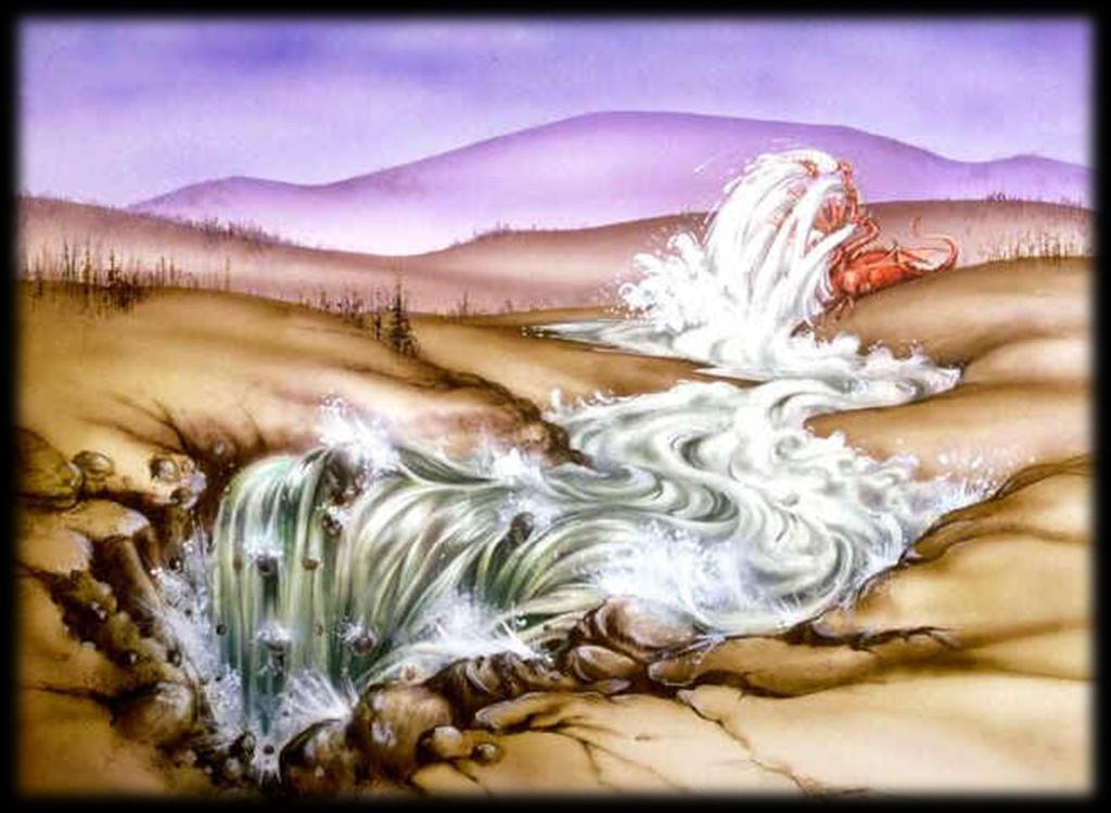 Rev. 12:15 And the serpent cast out of his mouth water as a flood after the woman, that he might cause her to be carried away of the flood.