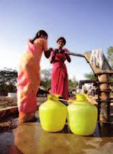 Many homes have no running water, and women (and sometimes children) have to walk to a well or fountain to fetch water.