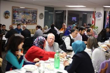 community spirited Iftar dinner.
