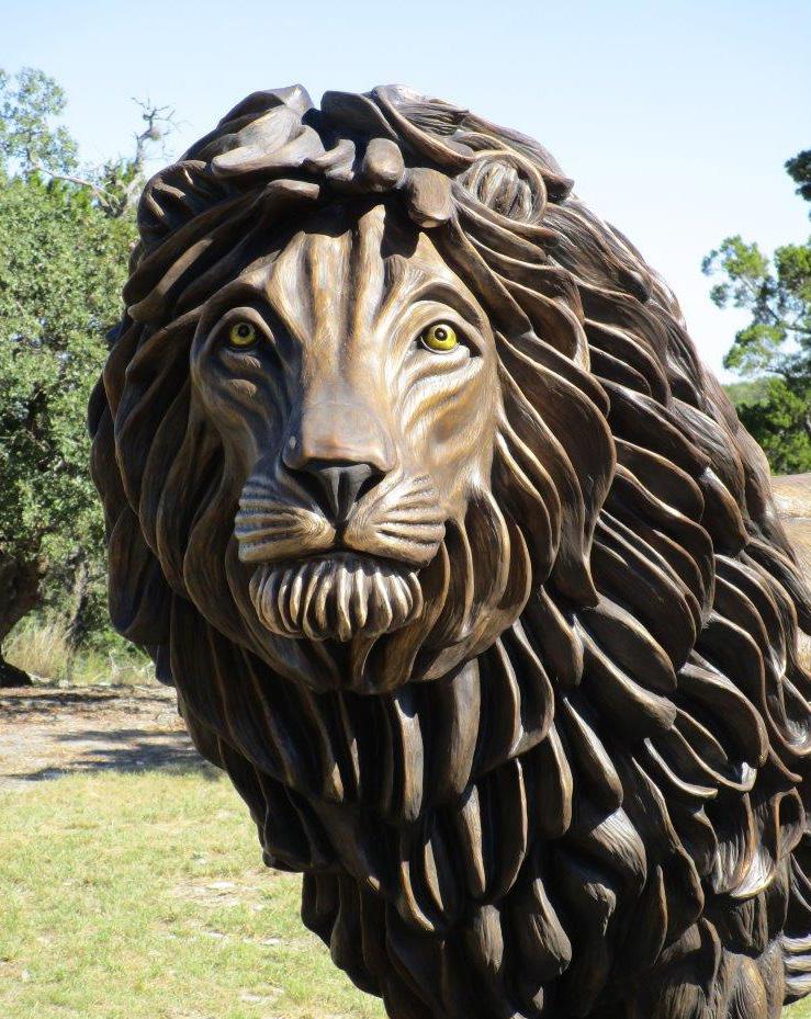 God ultimately gave TCKF the victory on March 1, 2010, but I was unable to resume work on the life-size lion sculpture because of lack of funds, and the subsequent collapse