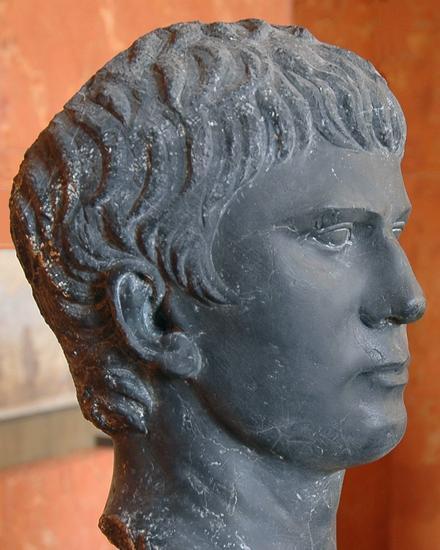 AGRIPPA POSTUMUS Grandson of Augustus born in 12 BC; adopted by