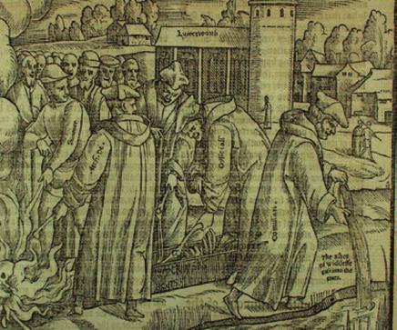 Who led the meeting that demanded Luther explain his writings? a. The pope b. John Calvin c. The church reformers d. Johann Eck 3.