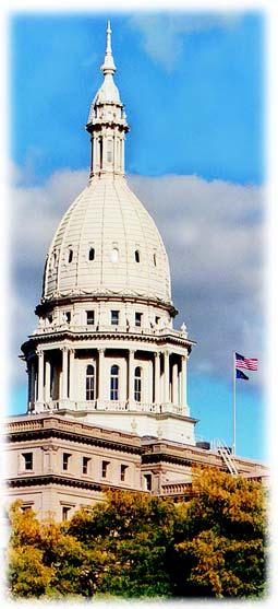 Lansing won and the capital was moved in 1848. Today, Lansing is a large city. The capital is still there. The capitol building you see now was built in 1879.