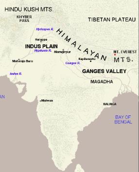 Indus Valley civilization Map