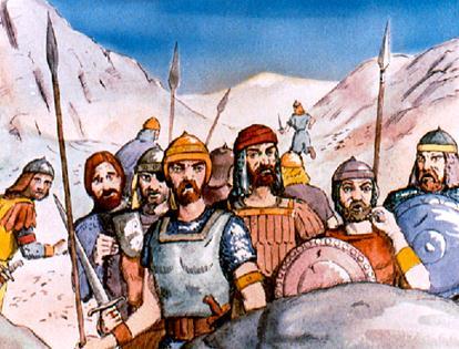 The Philistines had been very confident of their victory over the Israelite