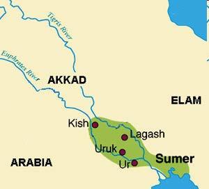 SUMER (3500-2400 B.C.) THE FIRST CITY-STATE IN MESOPOTAMIA Sumerians arrived in Mesopotamia by 3500 b.c.e., probably from Asia. They conquered or absorbed earlier Neolithic inhabitants.