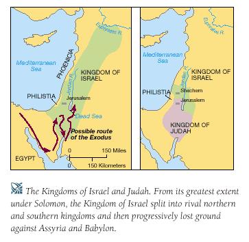 LOST TRIBES OF ISRAEL After the death of Solomon, Kingdom of Israel split into two (north= Israel; south= Judah) Israel was conquered by Assyrians in 722 BCE and the scattered people were known as