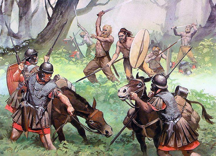 Quick Summary on Key Content 0 In the late A.D. 300 s and A.D. 400 s Germanic tribes began entering the Western Roman Empire. 0 In A.D. 476 Rome fell to a Germanic tribe called the Vandals.