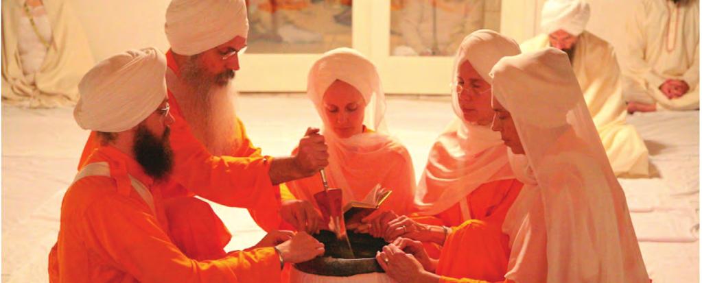 THE INITIATED COMMUNITY GURU KHALSA PANTH Each of the 10 Sikh gurus worked to nurture the Sikh community, and over time, the community underwent its own growth of responsibility.