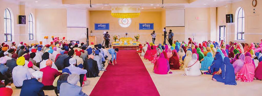 The primary form of worship in the gurdwara context is collectively singing musical compositions from the scriptural text.
