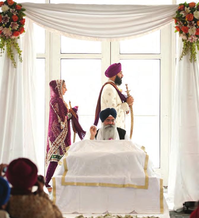 A reading is taken at random from the Guru Granth Sahib, and typically, the first letter of the first word is used for the first letter of the child s name.