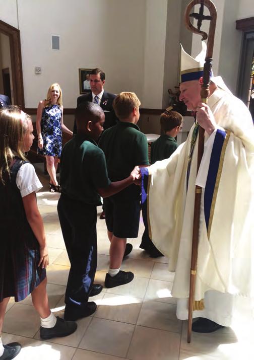 Sisters and Brothers in Christ, Dear Friends of Catholic Schools, A Message from Archbishop Gregory M.