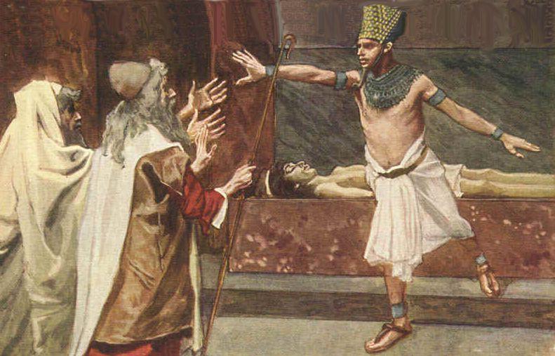 World Religions: Judaism Let My People Go As an adult, Moses reacted against the unfair treatment of his own people and killed an Egyptian guard.