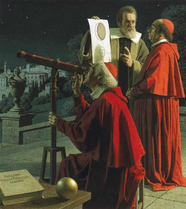 P L A C A R D O The Movement of Religion and Ideas Galileo s telescope helped him make many discoveries.