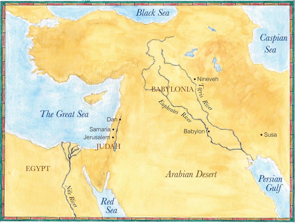 Israel is in exile in Babylon for 70 years Babylon (who defeated Assyria) is defeated by Persia