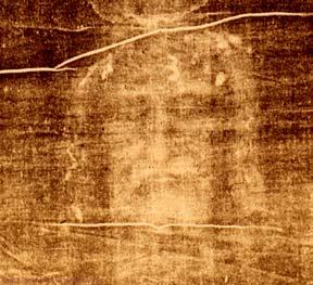 95 The Shroud of Turin Greeting Card opens to the face that has been