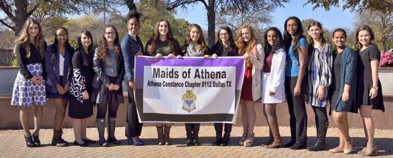 MAIDS OF ATHENA ATHENA CONSTANCE CHAPTER #112 Join our Sisterhood! Are you between the ages of 14 and 28 with an interest in Hellenism, education, philanthropy and friendship?