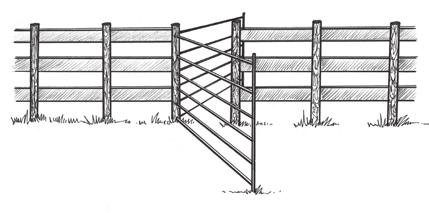 Kuna maalammastele saab värava avamine kiiresti selgeks, on tavaliselt hea kasutada kahekordset väravat.