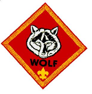 Wolf A Cub Scout who is eight years old is a member of the Wolf Den and works on twelve achievements to earn the Wolf Badge.