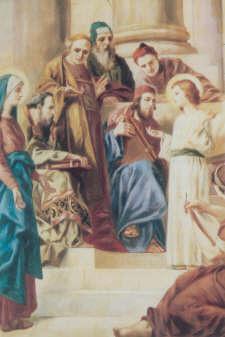 The Fifth Joyful Mystery THE FINDING OF JESUS IN THE TEMPLE When his parents saw him, they were astonished.