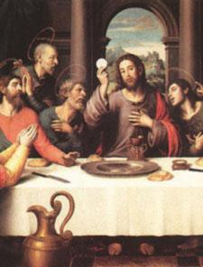 (Matthew 17:1-8) Spiritual Fruit: Spiritual Courage The Fifth Luminous Mystery THE INSTITUTION OF THE EUCHARIST While they were eating, Jesus took bread, said