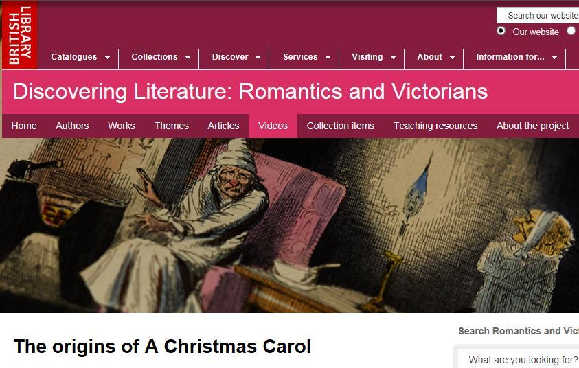 The origins of A Christmas Carol Watch this video: What do we