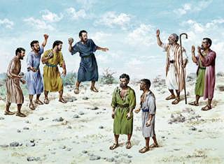 Chapter 18 Israel Fails to Trust God (Numbers 13-14) Finally, the day came that the Lord told Moses to leave Mt. Sinai. The Lord led the nation to the very border of the Promised Land.