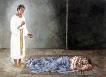 Unit 7 The Savior Comes! Chapter 21 Jesus is Born (Luke 1:26-35; Matt. 1:18-25; Luke 2:1-20) Joseph was deeply troubled; his wife-to-be, Mary was going to have a baby. He knew he wasn t the father.