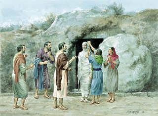 Martha, Do you believe this? asked the Lord. Yes, Lord, I believe, replied Martha. Martha ran back to the house and called for Mary to come. They followed Jesus to Lazarus tomb.